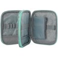 thumbnail image 2 of Crochet Hook Case, Ergonomic Crochet Hooks Organizer Empty, Crocheting Tools Storage Bag, Flower, 2 of 3