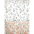 thumbnail image 5 of Serafina Home Blooming Roses Shower Curtain: Watercolor Floral Design, 5 of 7