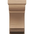 thumbnail image 2 of 10"W x 10"D x 20"H Wide Bryant Rough Cedar Woodgrain TimberThane Corbel, Primed Tan, 2 of 6