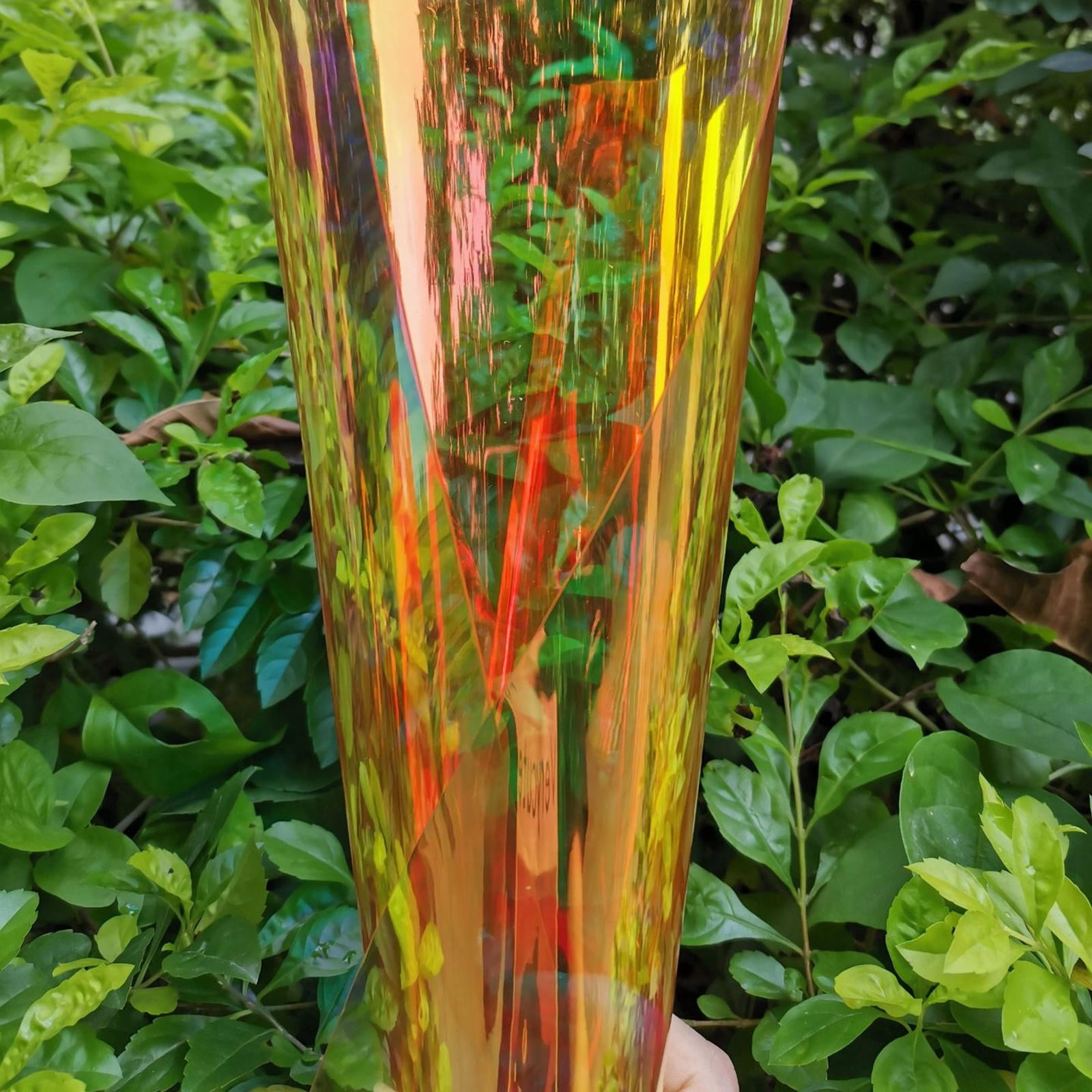 Worgeous Iridescent Holographic Golden PVC Fabric Sheet 37.4 x 19. Crafts and Projects