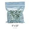 StarBoxes 1000 Reclosable Clear Poly Bags 5"x12", 2 MIL Resealable Bags