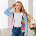 thumbnail image 4 of Psesaysky Girls' Fashion Hoodies Sweatshirts with Pocket Cartoon Dragon Pink Blue Fleece Zip-Up Hoodie for Girls and Boy 11-13 Years Old Girl Winter Clothes, 4 of 7