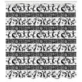 thumbnail image 3 of Ambesonne African Shower Curtain, Oriental Dancer, 69"Wx70"L, Black White, 3 of 3