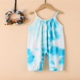 thumbnail image 4 of Toddle Sleeveless Jumpsuit with Tie-dye Pattern Printing Elastic Closure Clothing, 4 of 4