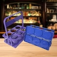thumbnail image 4 of Drink Carrier For Delivery, Collapsible Drink Carrier With Handle, Foldable Drinks Caddy With Tray, For Outdoor Gatherings, Picnics, Camping Trips, And Home(Dark Purple), 4 of 8
