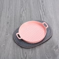 thumbnail image 4 of Pot Holders ,Silicone Hot Pads for Kitchen,Heat Resistant Oven Mitts Pads with Pockets Non Slip Grip, Large Potholders,Trivets for Cooking, Baking for Kitchen Baking Cooking Mitt(Grey,9.84x7.48"), 4 of 9