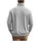 thumbnail image 4 of Blusa y camisa de manga larga con cuello alto para hombre, jersey de terciopelo con cremallera de un cuarto de color liso, blusa informal de manga larga con cuello alto para hombre, blusa de poliéster, 4 of 4