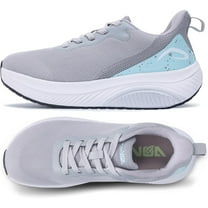 AOV GREEN LEAF Wide Toe Box Walking Shoes Arch Support Plantar Fasciitis Sneakers Orthotic Tennis Shoes