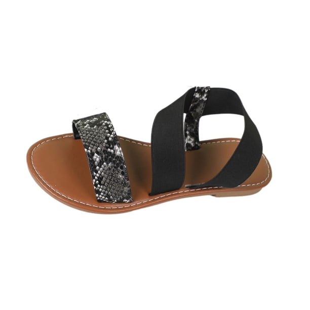 Amzcrzy Zapatos de mujer,Zapatos de mujer,Zapatillas de mujer, Sandalias de verano para mujer, con tacón plano y punta abierta, informales Sandalias Mujer Zapatillas De Casa