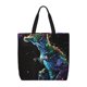 thumbnail image 1 of Balery colorful flames dinosaur Bolsa de Mano para Mujeres con Cremallera, Bolsa de Gimnasio con Compartimentos, Bolsa para Laptop, Bolsa para Trabajo, 1 of 7