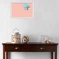 thumbnail image 3 of PinPix 22x15 Custom Cork Bulletin Board Pink Pastel Poster Board Has a Fabric Style Canvas Finish, Framed in Pink Pastel, by ArtToFrames (PinPix-1813), 3 of 5