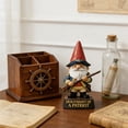 thumbnail image 5 of Resin Nautical Sailing Ornament Desktop Decorative, Figurine for Office Desk Living Room Home Decor, Creative Sea Voyage Sculpture Tabletop Accent for Home Decor Styling, 3.9in, Multicolor, 5 of 5