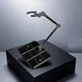 thumbnail image 4 of Clear Action Base Display Stand for 1/144 HG RG Gundam Model Figure, Transparent Black PVC Stage with Hook, Multi Base Connectable, 4 of 6