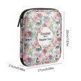 thumbnail image 3 of Empty Crochet Hook Case Portable Travel Crochet Storage Bag Organizers Zipper Bag with Web Pocket & Crochet Holder Slots, 3 of 5