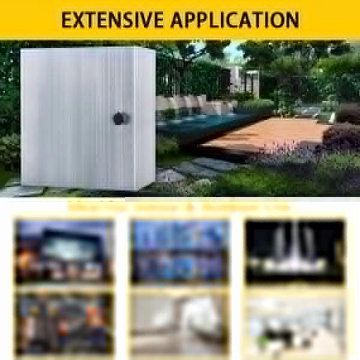 MJ-Box 12x12x8 Inch 304 Stainless Steel Electrical Enclosure - NEMA 4X, IP66 Waterproof Dustproof, Indoor Outdoor Protective Box