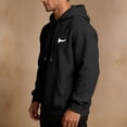 thumbnail image 5 of Thousandth Classic Hooded Sweatshirt for Men Fashion Drawstring Plus Size Pullover Hoodie with Front Pocket for Commuting Outdoor, 5 of 9