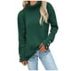 thumbnail image 2 of Pntutb moda mujer sólido manga larga Pullove cuello alto Casual suéter tops Pntutb Pntutb-2145, 2 of 6