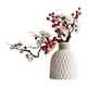 thumbnail image 4 of Flores de ciruelo falsas con jarrón, bonsái de flores secas, florero Artificial moderno para mesa de comedor, hogar, oficina, decoración de boda, 4 of 8