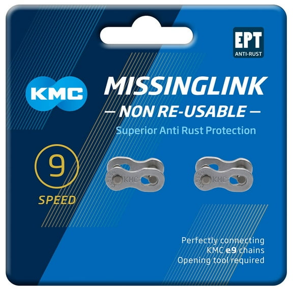 KMC MissingLink 9x EPT 2 Pr (Non Reusable) cycle bike chain