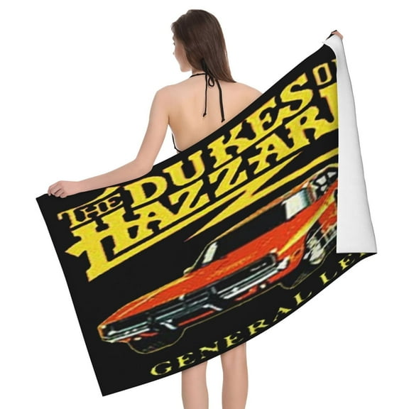 Dukes Of Hazzard Bath Towel Washcloths Beach Towel Quick Dry Towel Microfiber Absorbent Bath Towel 32x52 In