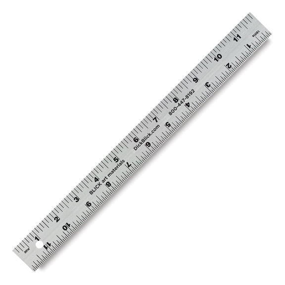 Blick Aluminum Ruler - 12"
