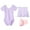 Purple (Adjustable Tie), variant on Stelle Ballet Leotard Flutter Sleeve with Separate Adjustable Tie Skirt Tights Ballerina Dancewear Combo for Girls,Black,7 Years