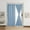 Blue, variant on High-Precision Solid Color French Door Window Curtains Rod-Pocket for Sliding for Window and Doors on Sale