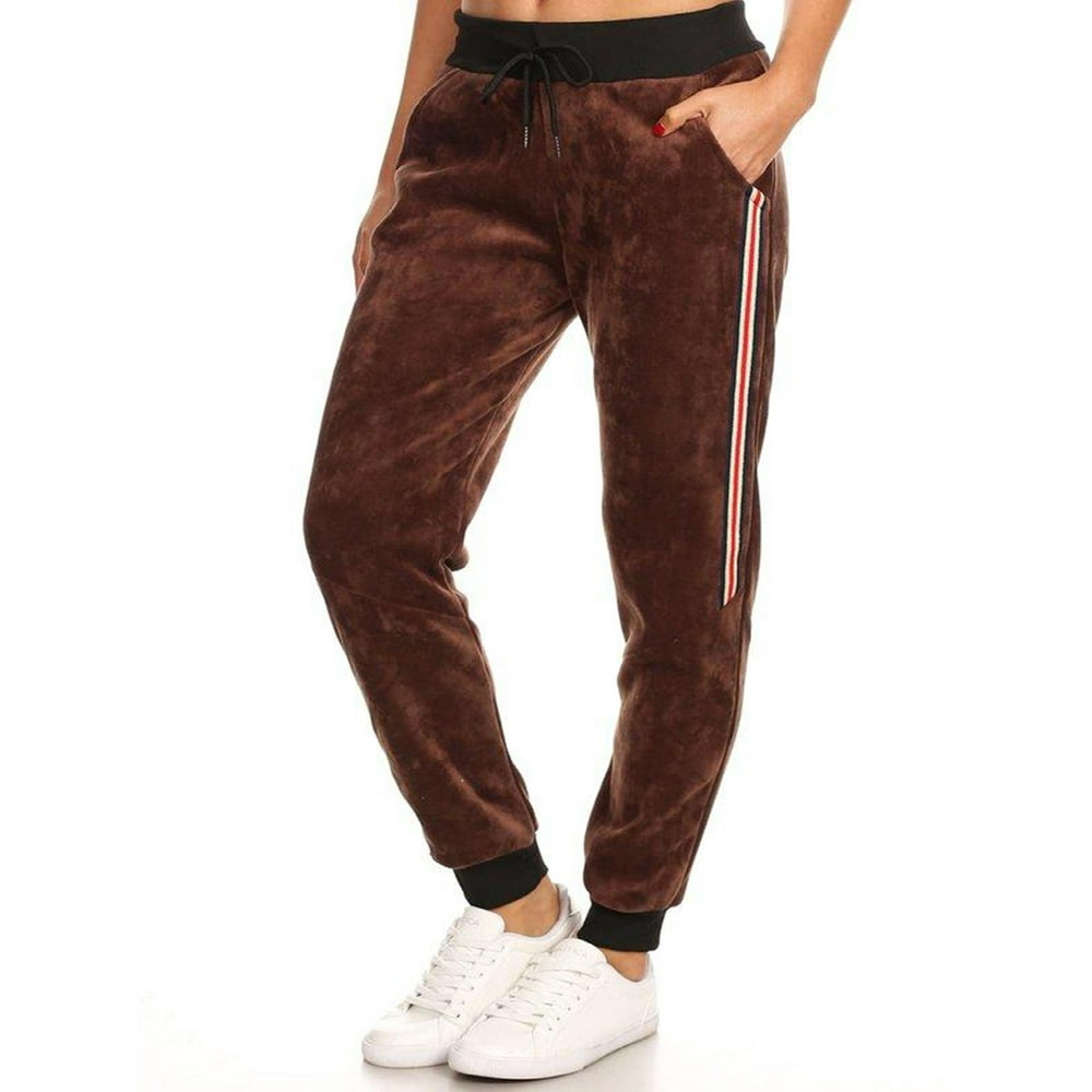womens fleece lined joggers