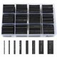 thumbnail image 1 of 650pcs Heat Shrink Tubing, Black Shrink Tube Kit with 8 Sizes 2:1 Shrink Ratio, Thermally Retractable Sleeve, Black, 1 of 5