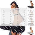 thumbnail image 3 of Ytobaz Slide Sandals for women Polka Dot Canvas Toe Ring Flat Sandals Open Toe Slides Beach Vacation Travel Outdoor Daily Casual Summer Footwear, 3 of 9