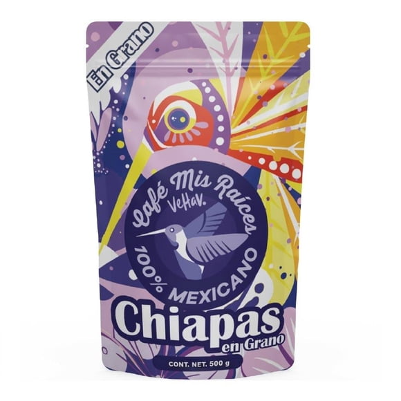 Café en Grano Mis Raíces Tostado Chiapas 500 g