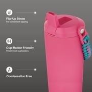 TAL 24oz Stainless Steel Hudson Paracord Handle Water Bottle, Pink