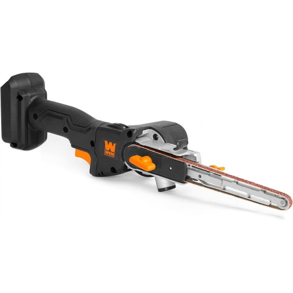 WEN 20V Max Cordless Variable Speed Detailing File Sander, Brushless with 2.0 Ah Lithium-Ion Battery and Charger (20438)