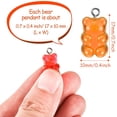 thumbnail image 4 of 36 Uds. Colgantes coloridos de oso de goma, llaveros de oso de resina, collar de joyería DIY, accesorios para niños y niñas Vhermosa MZQ-0696, 4 of 8