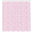 thumbnail image 3 of Pink Polka Dots Shower Curtain, Floral Designs Roses Dim Motifs Petals and Speckles, Fabric Bathroom Set with Hooks, 69"W X 84"L Extra Long, Baby Pink White and Pale Pink, by Ambesonne, 3 of 3