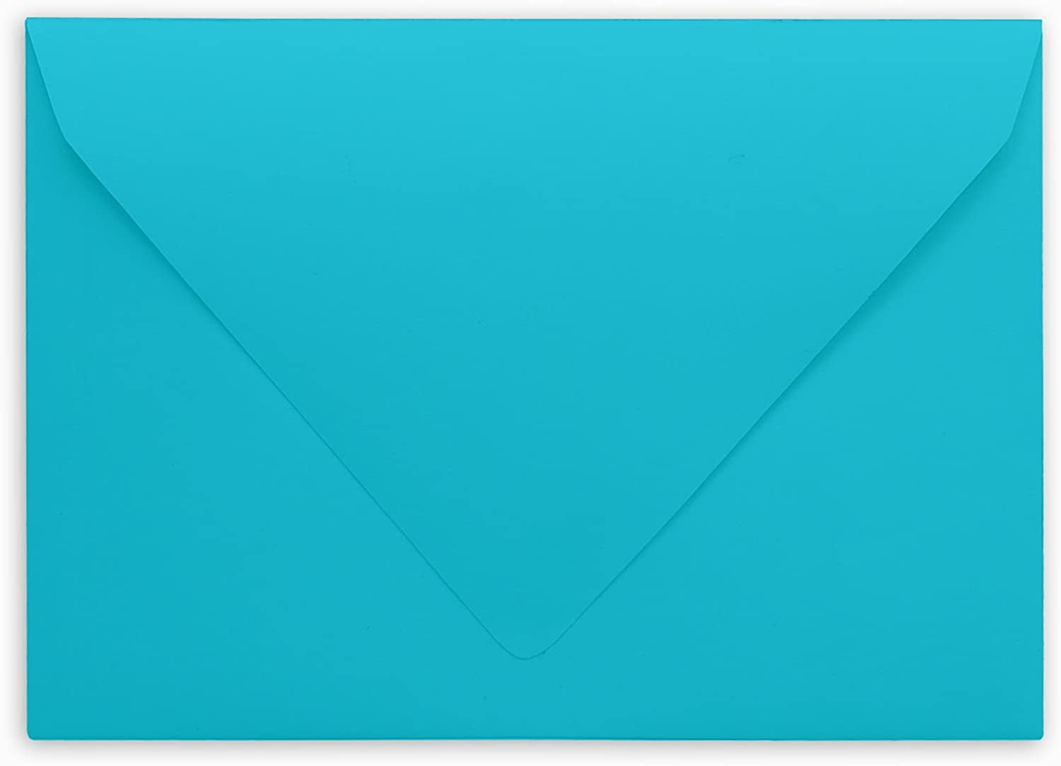 Darling Souvenir A1 Turquoise High Quality Invitation Envelopes (3 5/8 x 5 1/8) Euro V-Flap 80 LBS Perfect for Invitations, Greeting Cards, RSVP, Photo, Wedding, Letters -Colours Available
