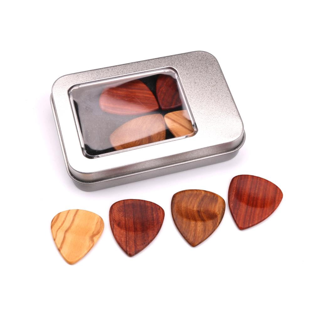 LeeQinersw 12-piece Multi-colored Pick Picks with Storage Box for Guitar / Bass / Ukulele