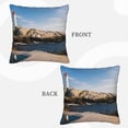 thumbnail image 3 of Bingfone Lighthouse Linen Throw Pillow Covers Cushion Case Pocket Button Vintage Farmhouse Pillowcase for Sofa Couch Bed 18"x18", 3 of 9