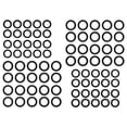 thumbnail image 2 of 80 Pieces 1/4" 3/8'' Pressure Washer Replacement O-rings High Pressure Seal, 2 of 7