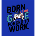 thumbnail image 2 of "Born To Game, Forced To Work" Youth Natural Crew Neck Short Sleeve Tee-Medium, 2 of 2