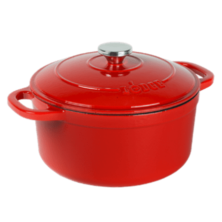 Lodge Enameled Cast Iron 5.5 Quart Dutch Oven, EB5D42, in (Best Kind Of Dutch Oven)