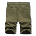 thumbnail image 2 of Denim Shorts Mens Sale Clearance Stretch Fit Faded Ripped Jean Shorts with Pockets Knee Length Classic Fit Casual Summer Holiday Half Pants Jeans Smart Shorts, 2 of 7