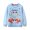 Sky Blue, variant on HCYSFG Girls Cartoon Rabbit Graphic Sweatshirt Long Sleeve Pants 2 Piece Set Fall Winter Everyday Casual Outfit Set