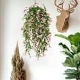 thumbnail image 4 of Christmas Tree Garland Simulated Orchid Wall Hanging Decorative Wall Ceiling Yugali Hanging Rattan Camellia Chlorophytum Comosum, 4 of 6