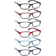 thumbnail image 1 of JOSCHOO Computer Reading Glasses for Women and Men 6 Pack Blue Light Blocking Spring Hinge Readers, 1 of 7