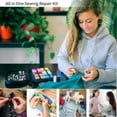 thumbnail image 3 of 126pcs Sewing Kit for Adults, DISEN Basic Emergency Sewing Repair Kit with Case, 3 of 10