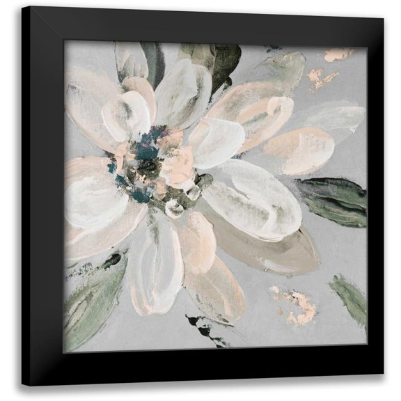 Loreth, Lanie 12x12 Black Modern Framed Museum Art Print Titled - Blooming Glimpse I