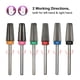 thumbnail image 5 of Brocas cónicas 5 en 1 para uñas con corte, cortador de fresado bidireccional de 3/32 pulgadas par MABOTO Brocas de uñas, 5 of 6
