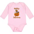 thumbnail image 3 of Inktastic Happy Halloween Kittens in Pumpkin Boys or Girls Long Sleeve Baby Bodysuit, 3 of 5