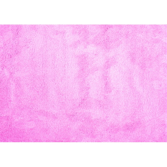 Ahgly Company Indoor Rectangle Abstract Pink Contemporary Area Rugs, 8' x 10'